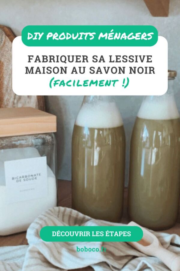 Lessive écologique maison