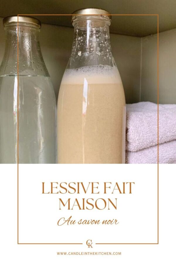 Lessive écologique maison