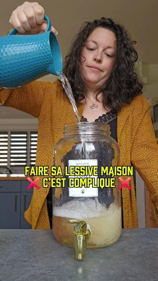 Lessive écologique maison
