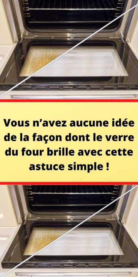 Nettoyage vitre du four