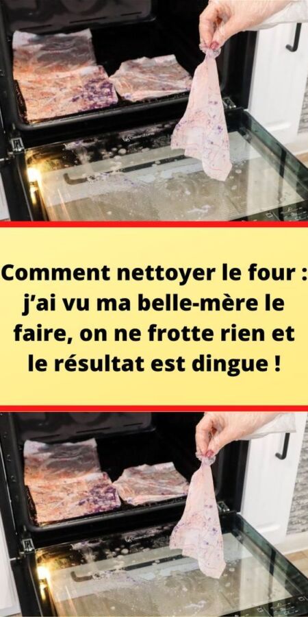 Astuces vitre du four propre
