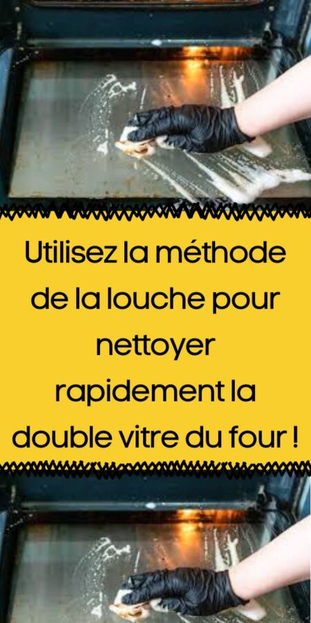 Astuces vitre du four propre